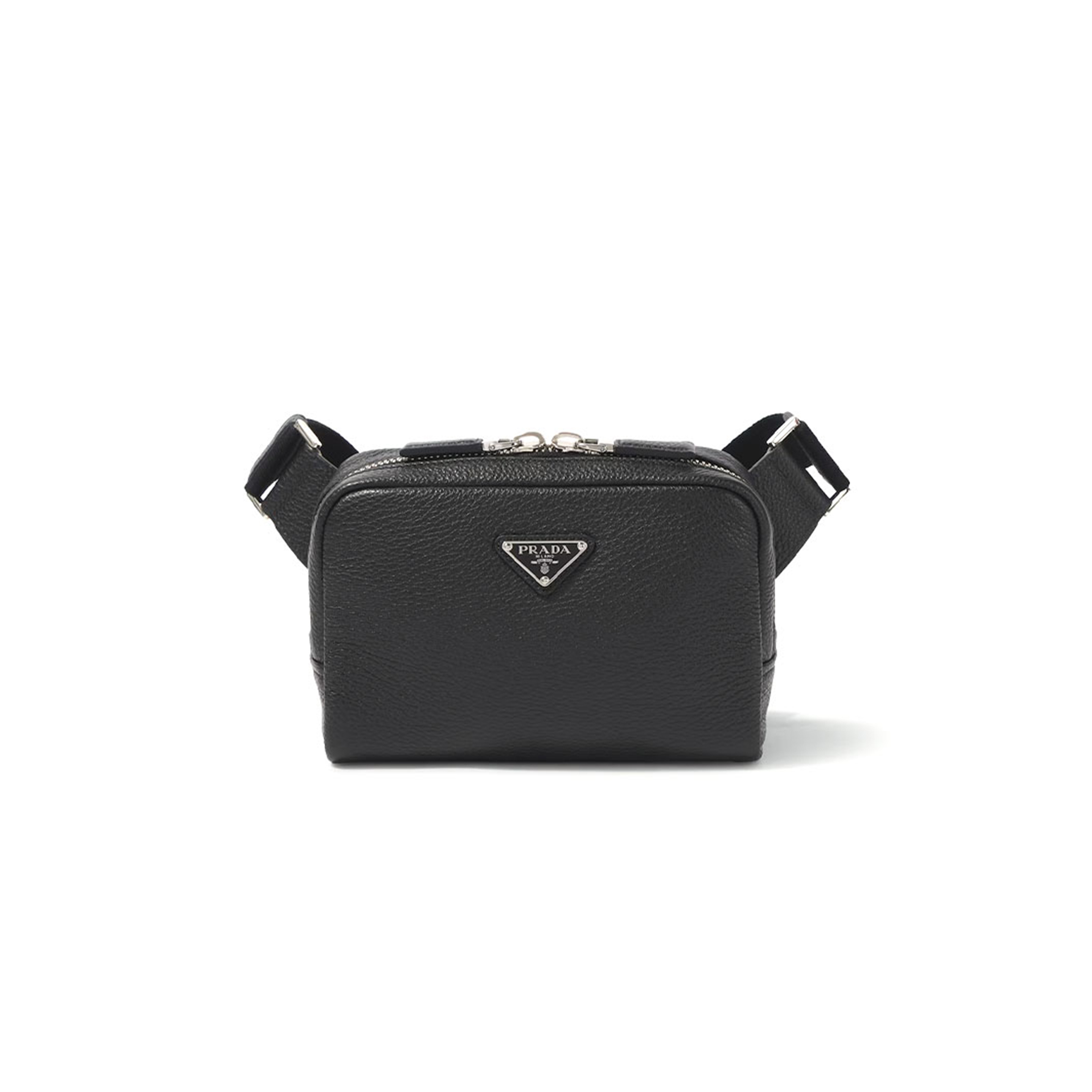 PRADA LARGE LEATHER SHOULDER BAG 2VH181 (24*16.5*7cm)